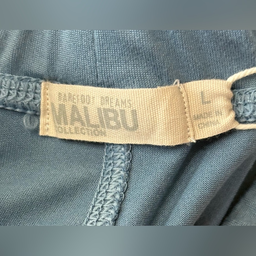 BAREFOOT DREAMS Malibu Collection Butterchic Knit Joggers in Stargazer Blue NWT - Picture 4 of 5